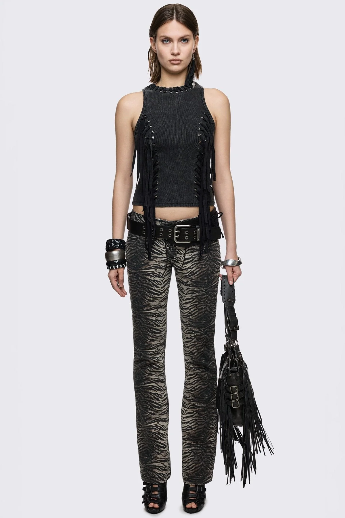 Anya Washed Vest Top - Image 5