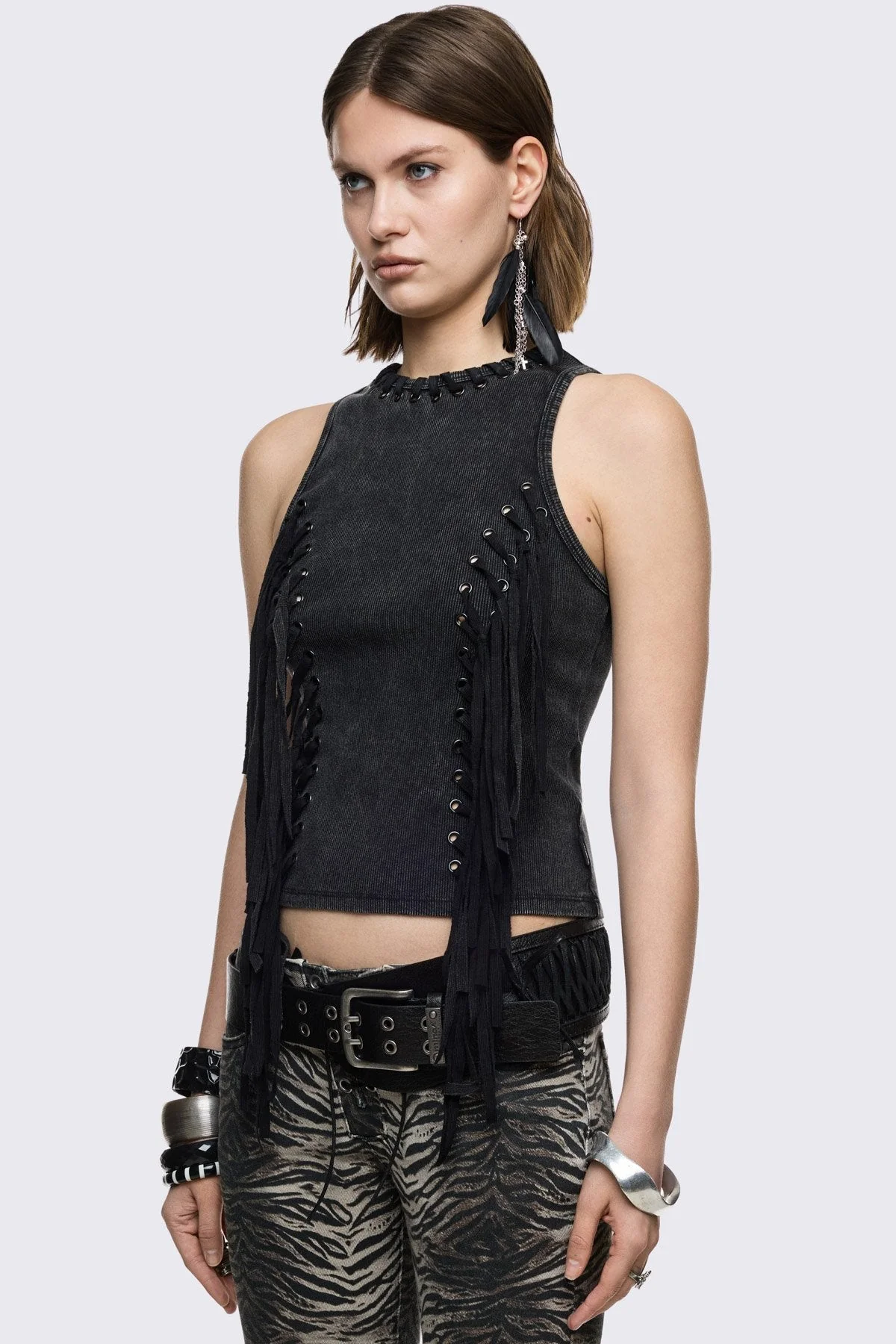 Anya Washed Vest Top - Image 6