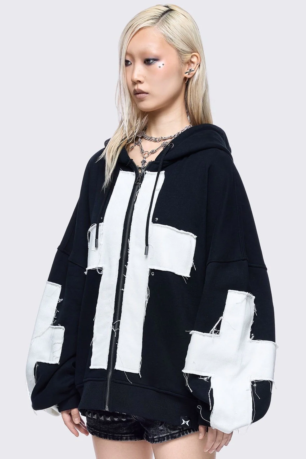 Blessed & Broken Zip Up Hoodie - Image 3