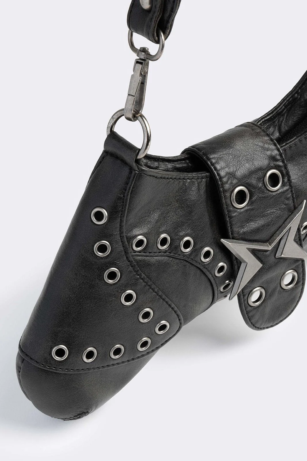 Charli Vegan Leather Baguette Bag - Image 3
