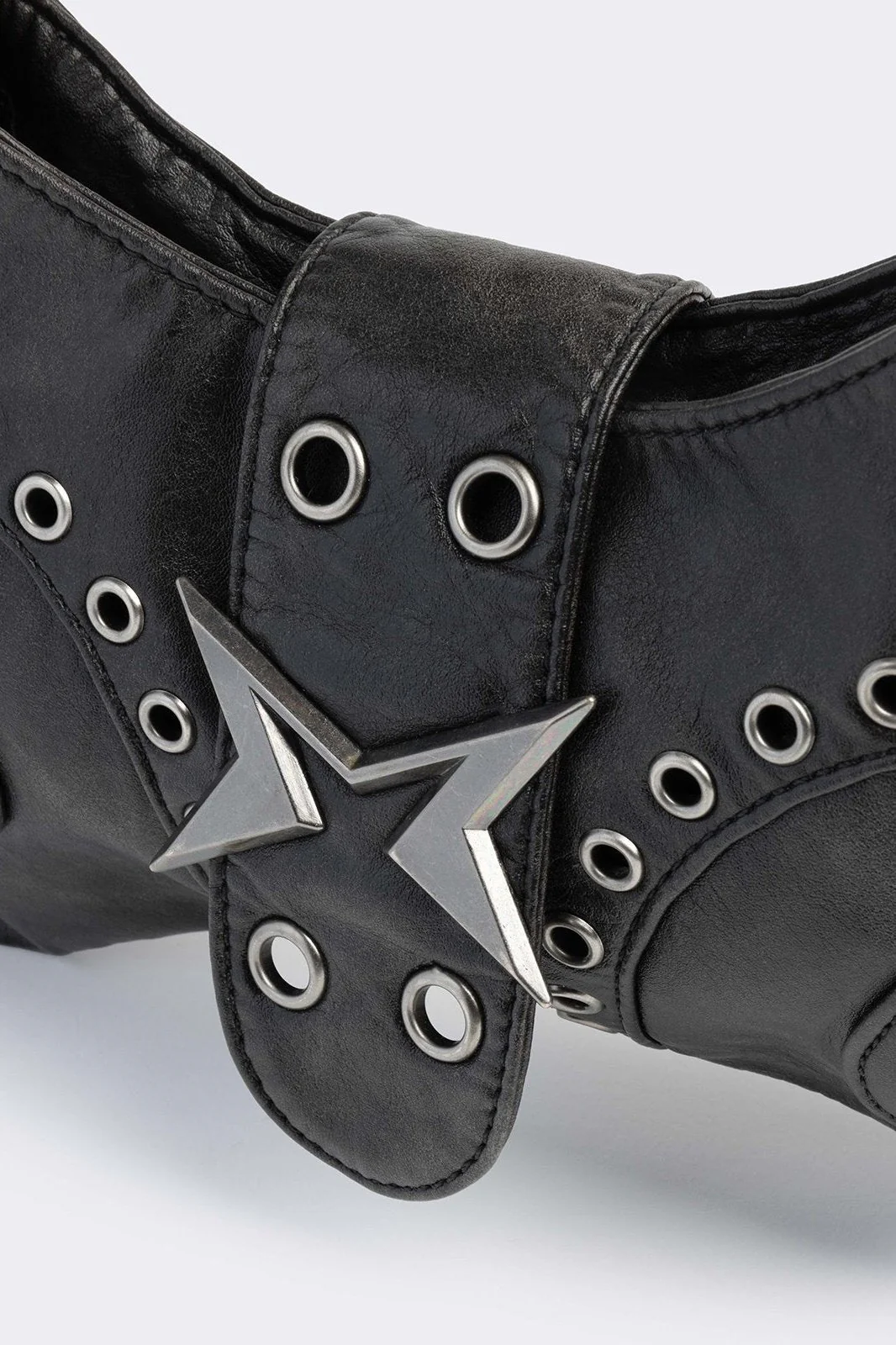 Charli Vegan Leather Baguette Bag - Image 4