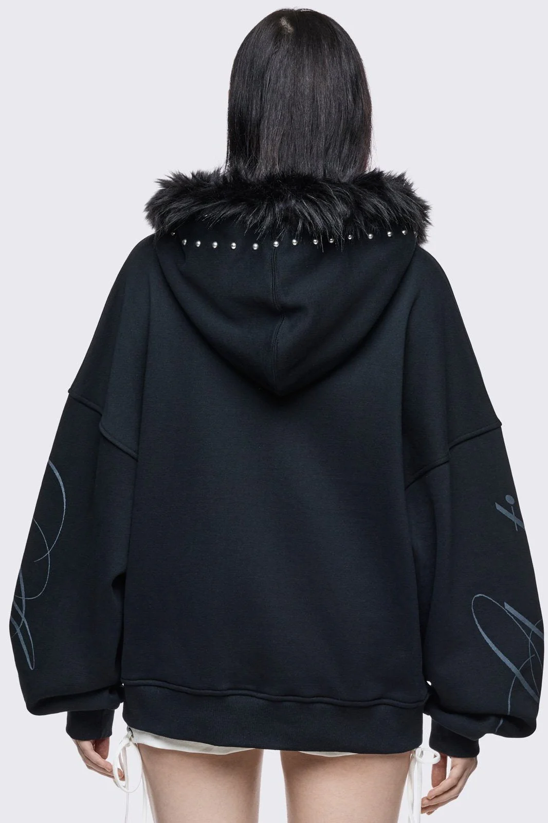 Divine Trouble Zip Up Hoodie - Image 5