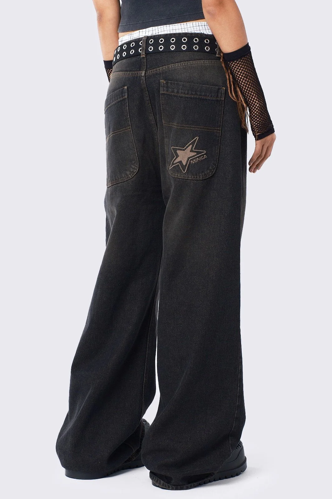 Echo Black Overdye Baggy Jeans - Image 6