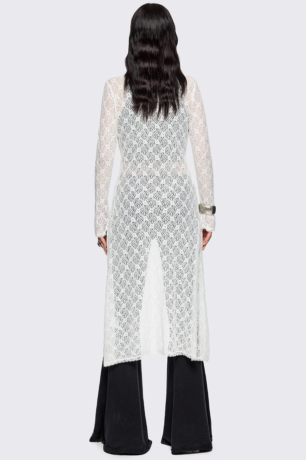 Elysia Lace Shirt Dress - Image 3