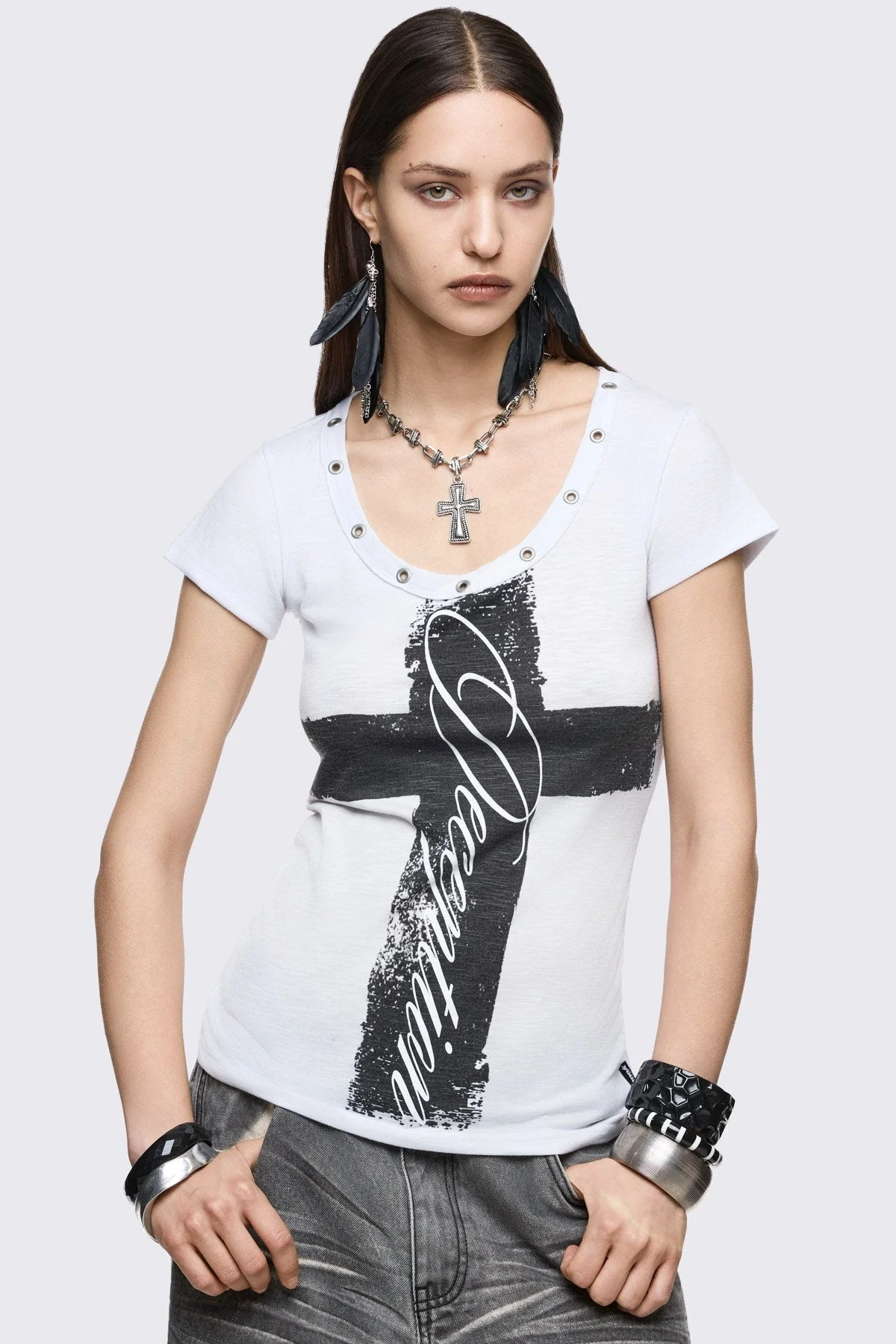 Heaven Knows Baby Tee - Image 3
