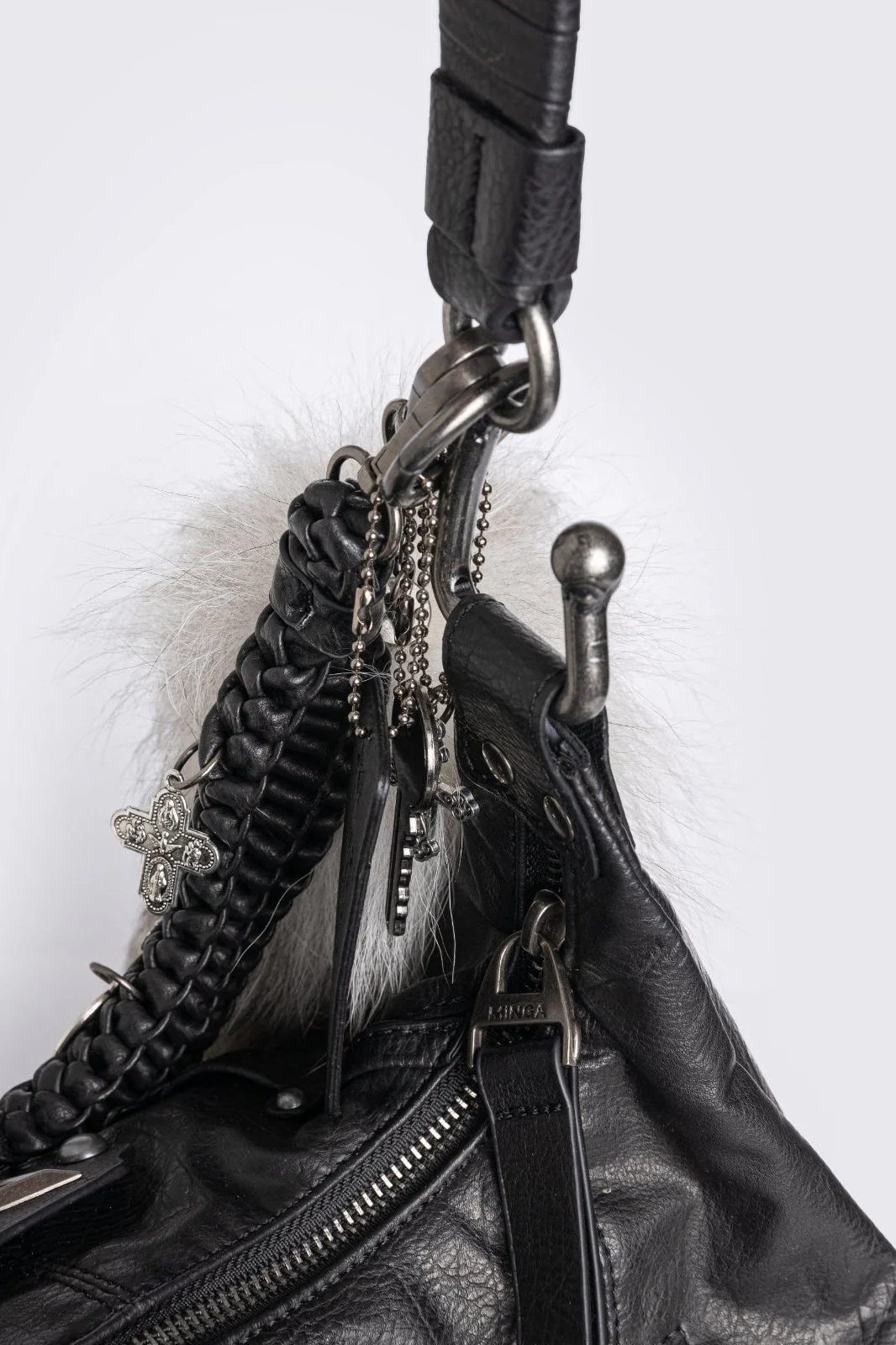 Hester Vegan Leather Shoulder Bag - Image 8