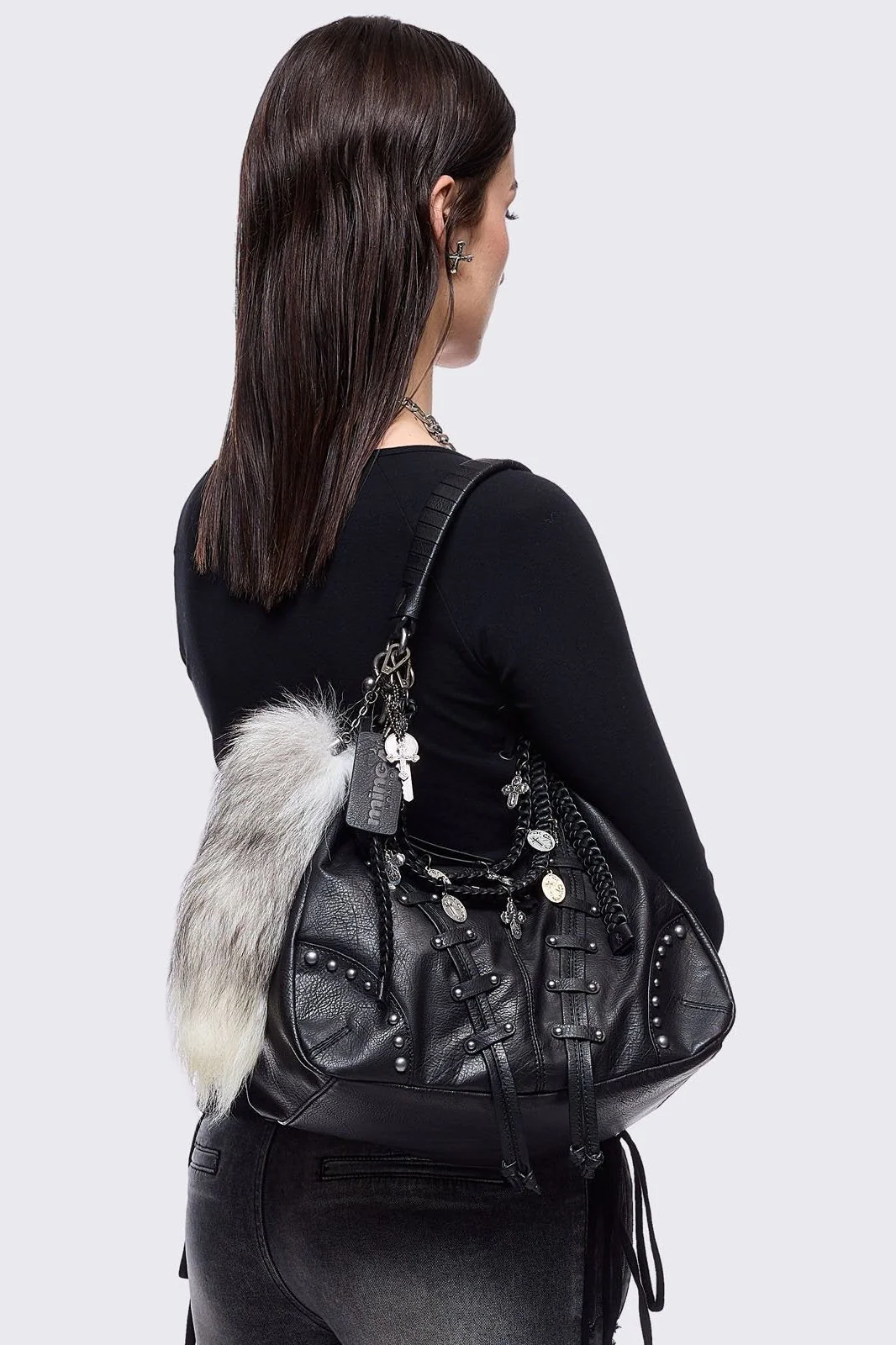 Hester Vegan Leather Shoulder Bag - Image 9
