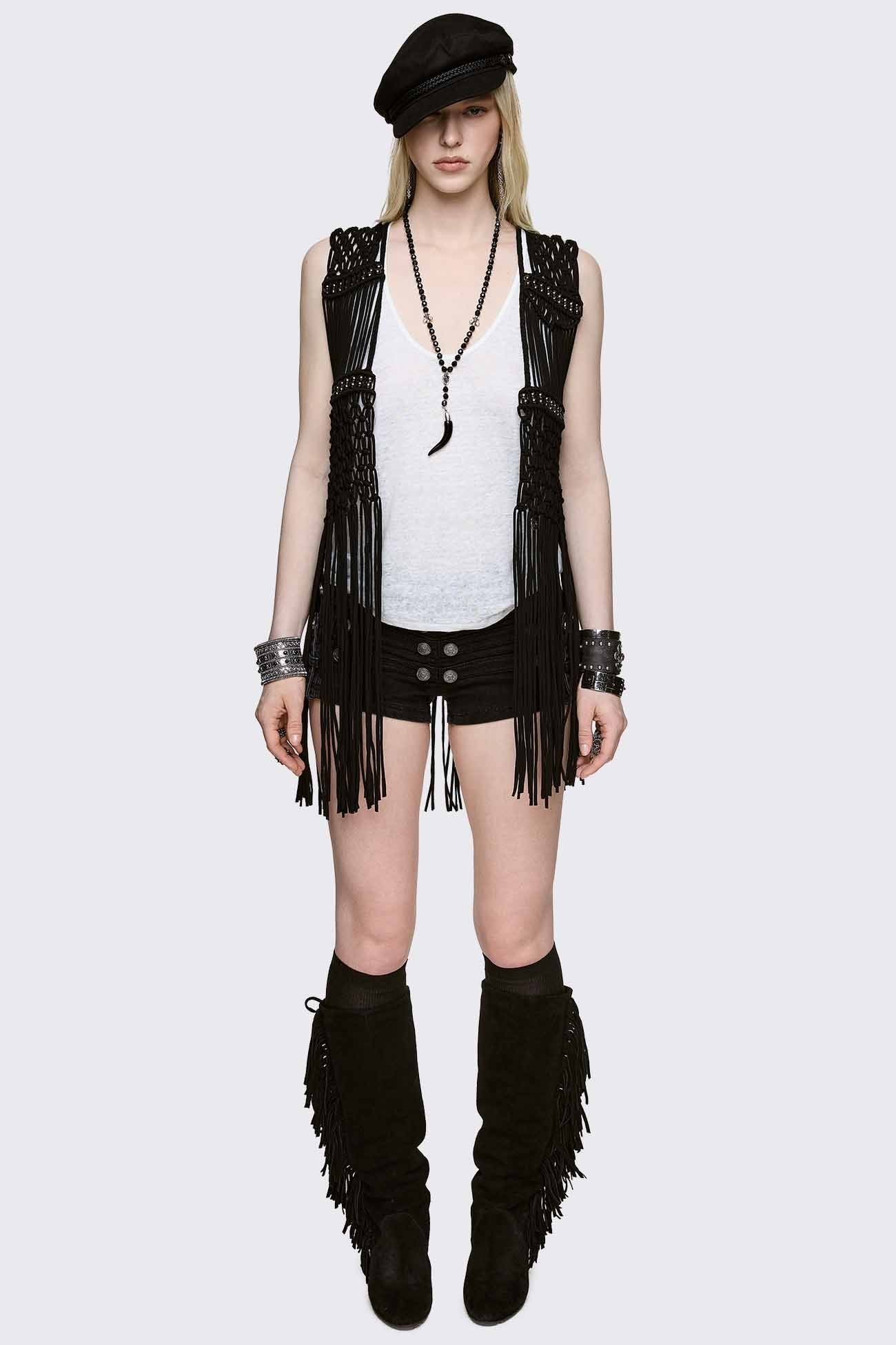 Ingrid Macrame Waistcoat - Image 5
