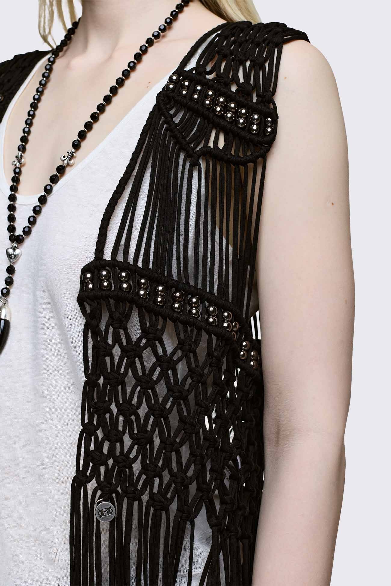 Ingrid Macrame Waistcoat - Image 6