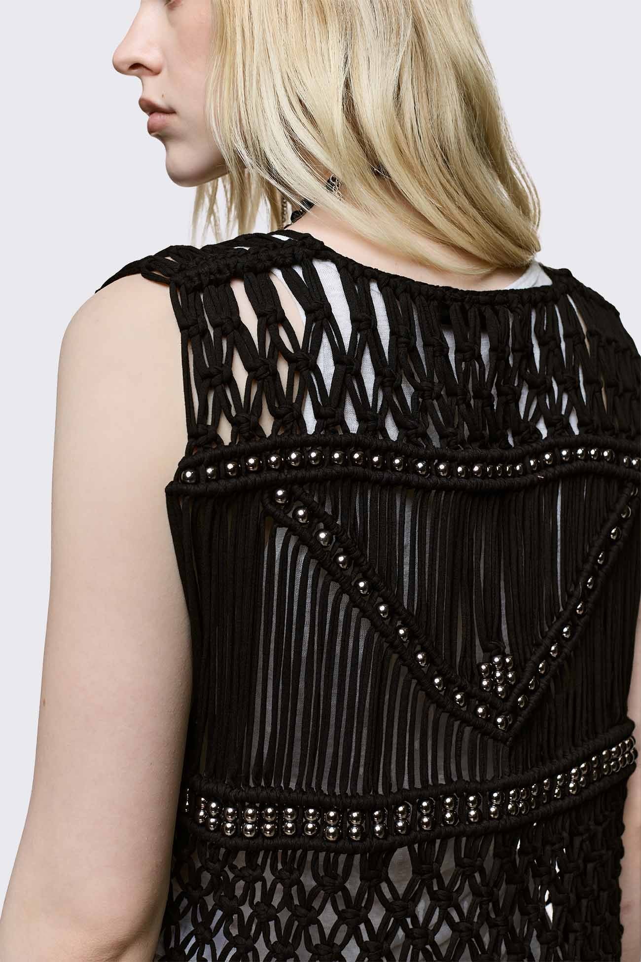 Ingrid Macrame Waistcoat - Image 7
