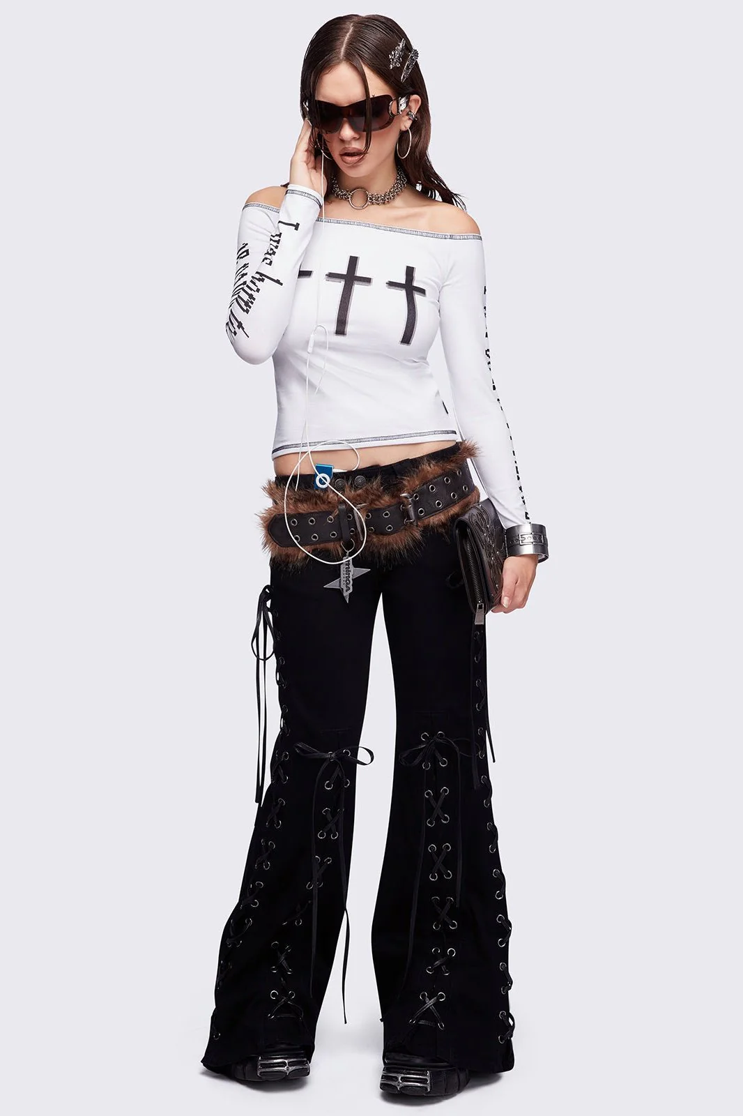Look at Me White Off-Shoulder Top - Image 4