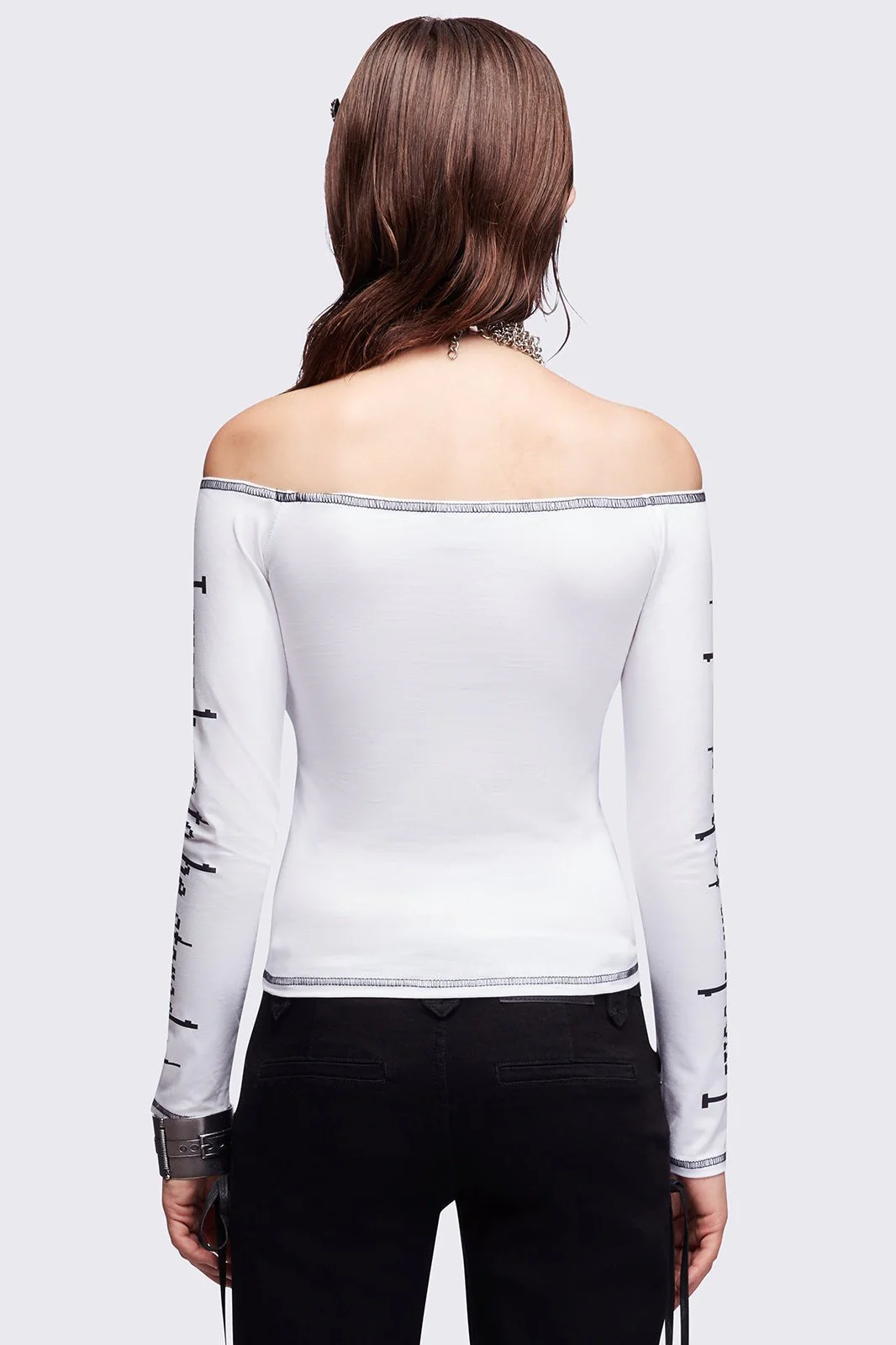 Look at Me White Off-Shoulder Top - Image 5