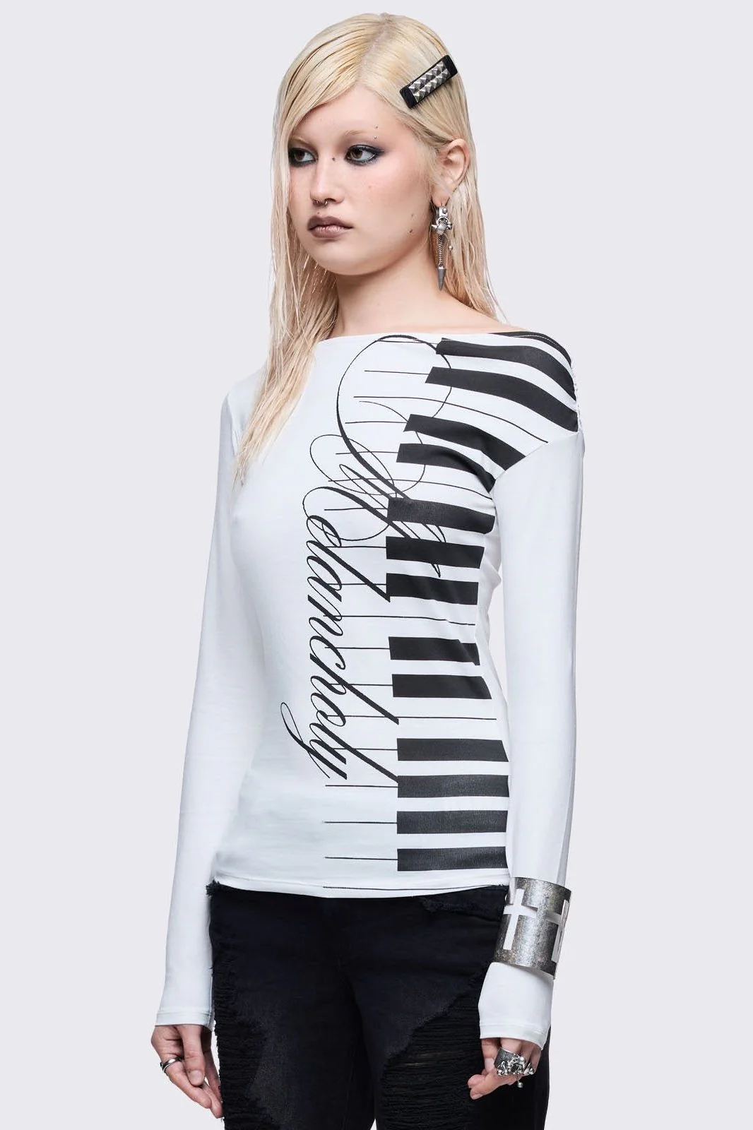 Melancholy Off-Shoulder Top - Image 3