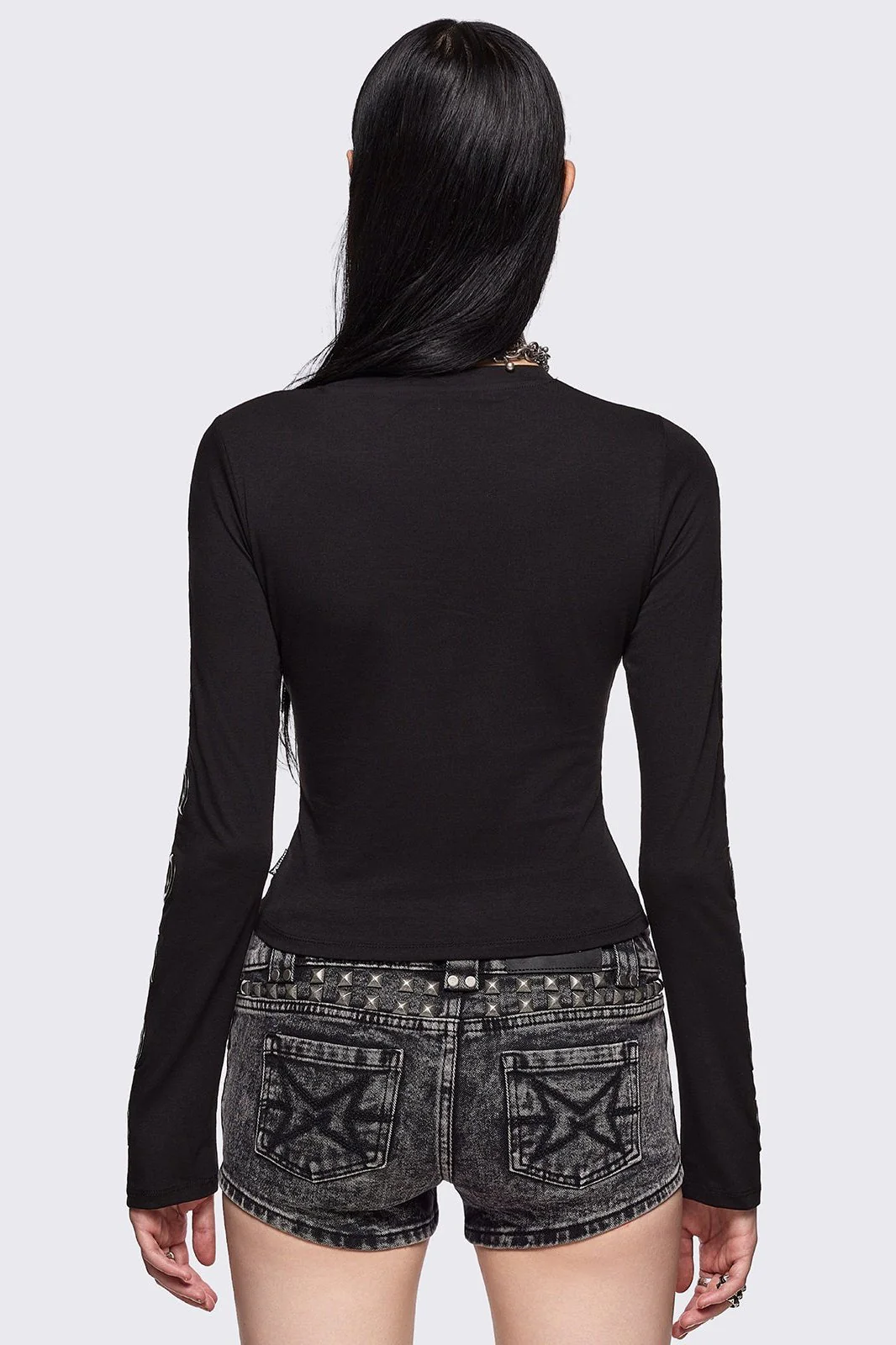 Moxie Black Cut-Out Top - Image 4