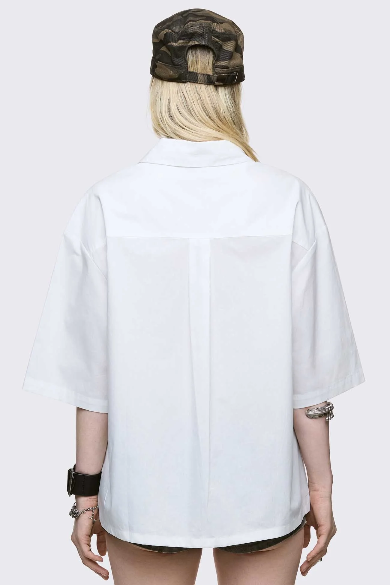 Never Saint White Shirt - Image 5