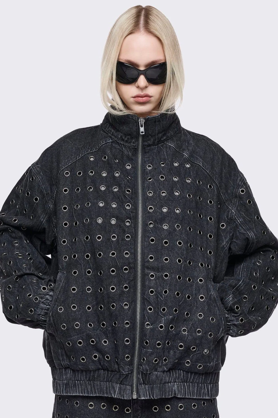 Rogue Denim Bomber Jacket - Image 5