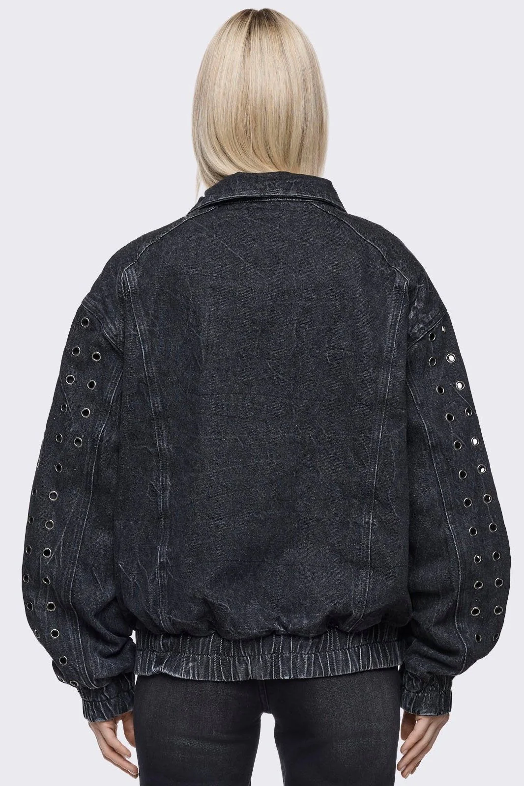 Rogue Denim Bomber Jacket - Image 6