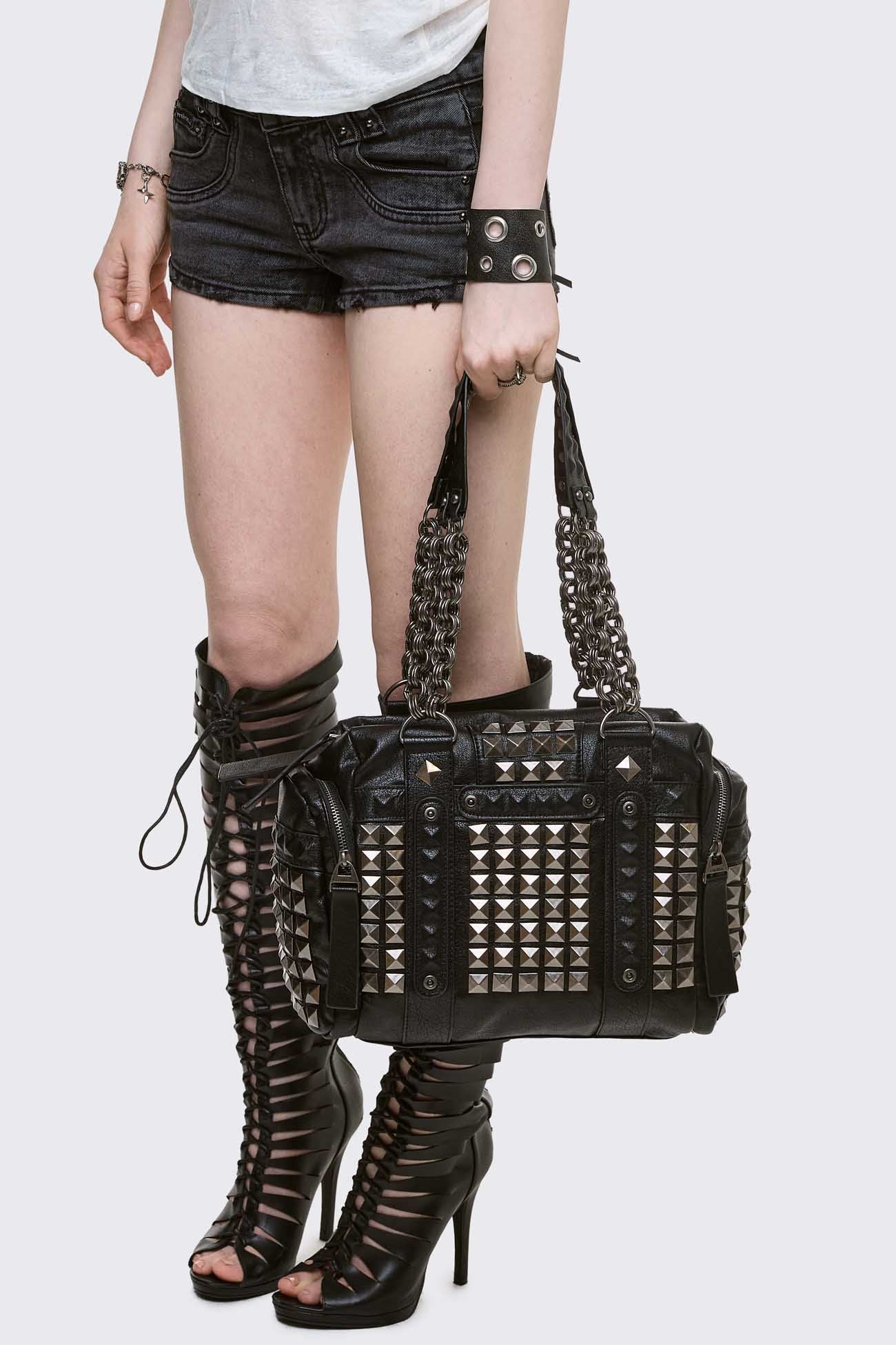 Ruthless Vegan Leather Shoulder Bag - Image 4