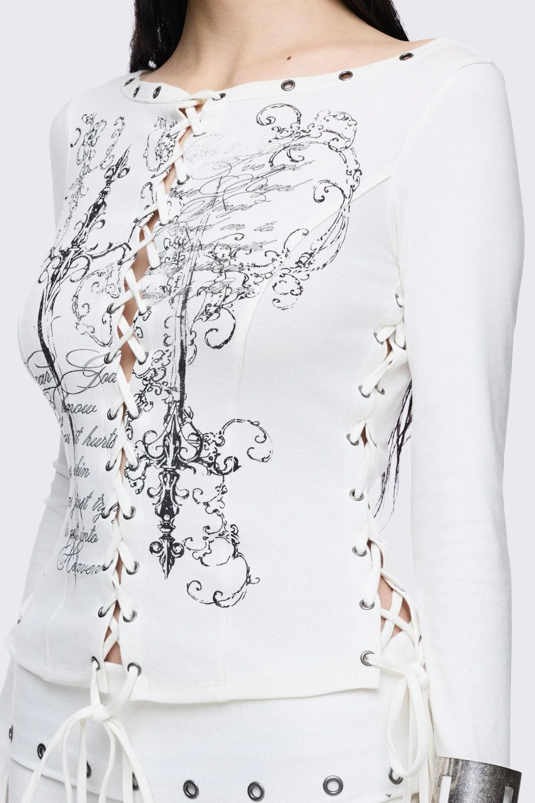 Seraphina Lace-Up Top - Image 3