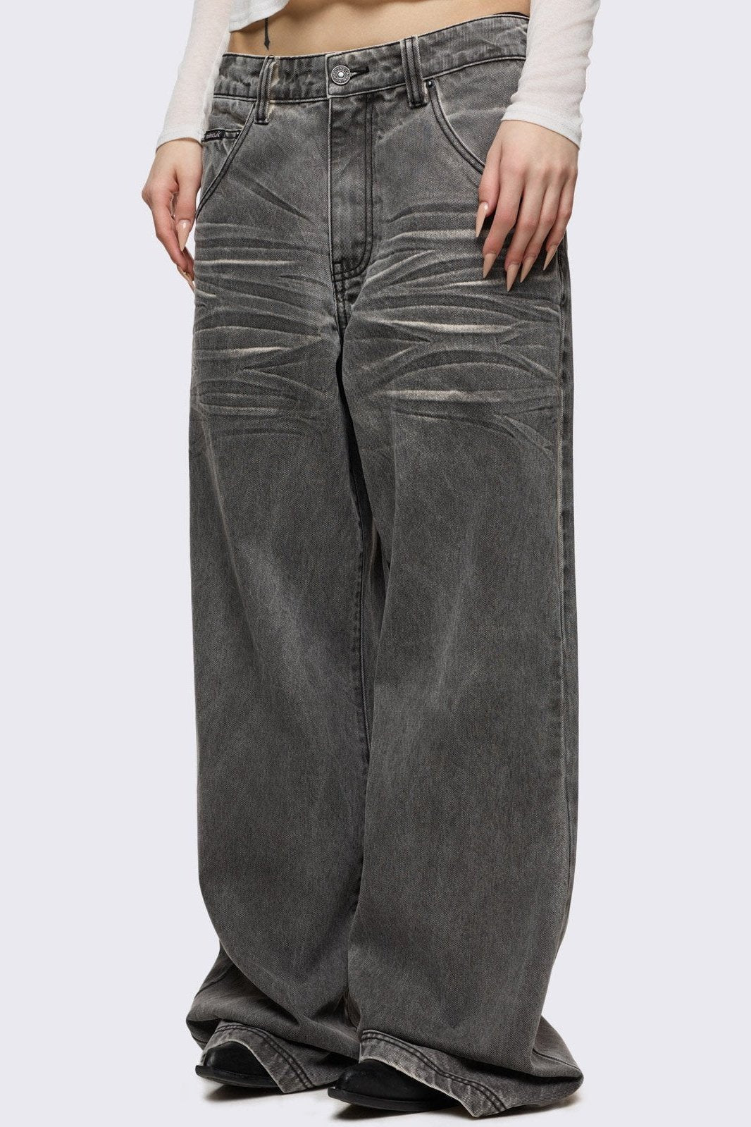 Smoke Baggy Jeans - Image 4