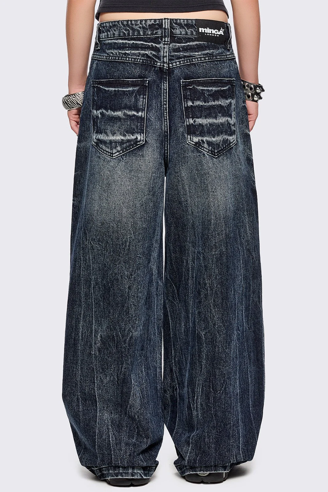 Volt Blue Baggy Jeans - Image 3