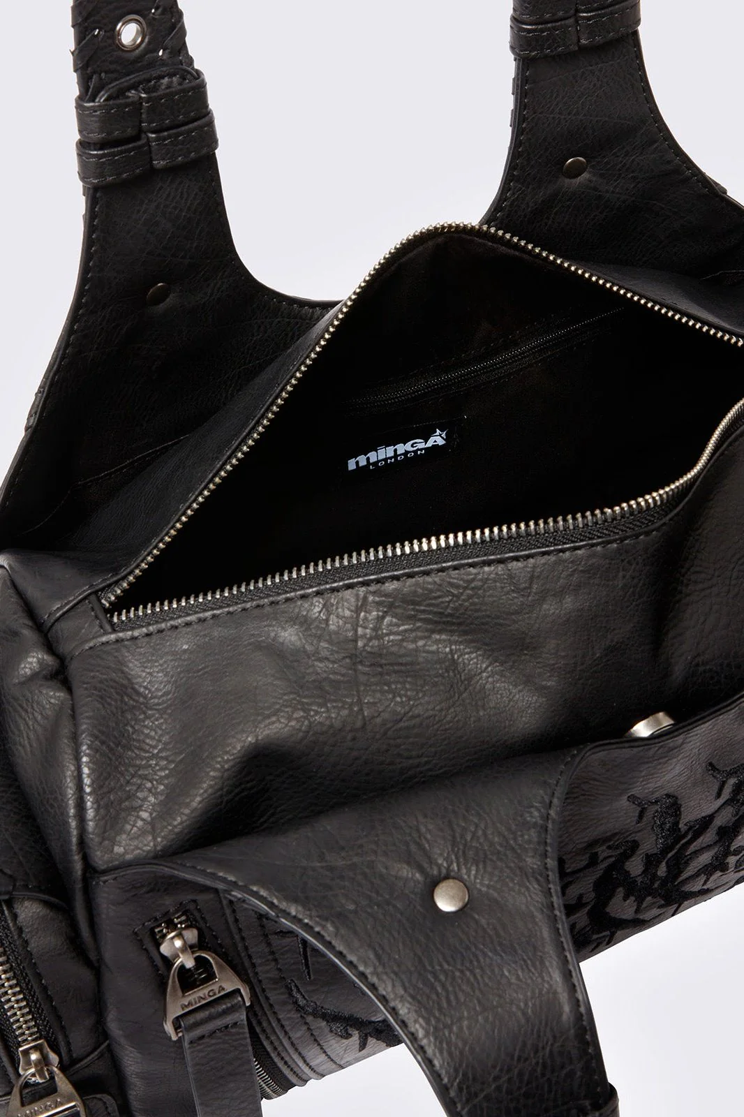 Xyra Vegan Leather Shoulder Bag - Image 6